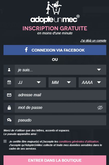 site rencontre adopte homme