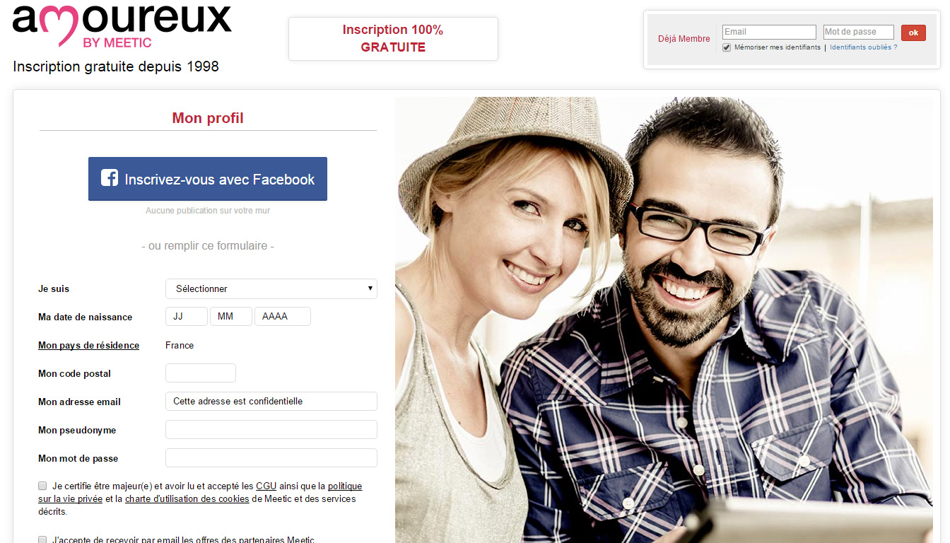 Amoureux.com by Meetic