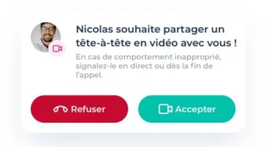 appels video meetic