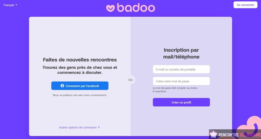 badoo accueil