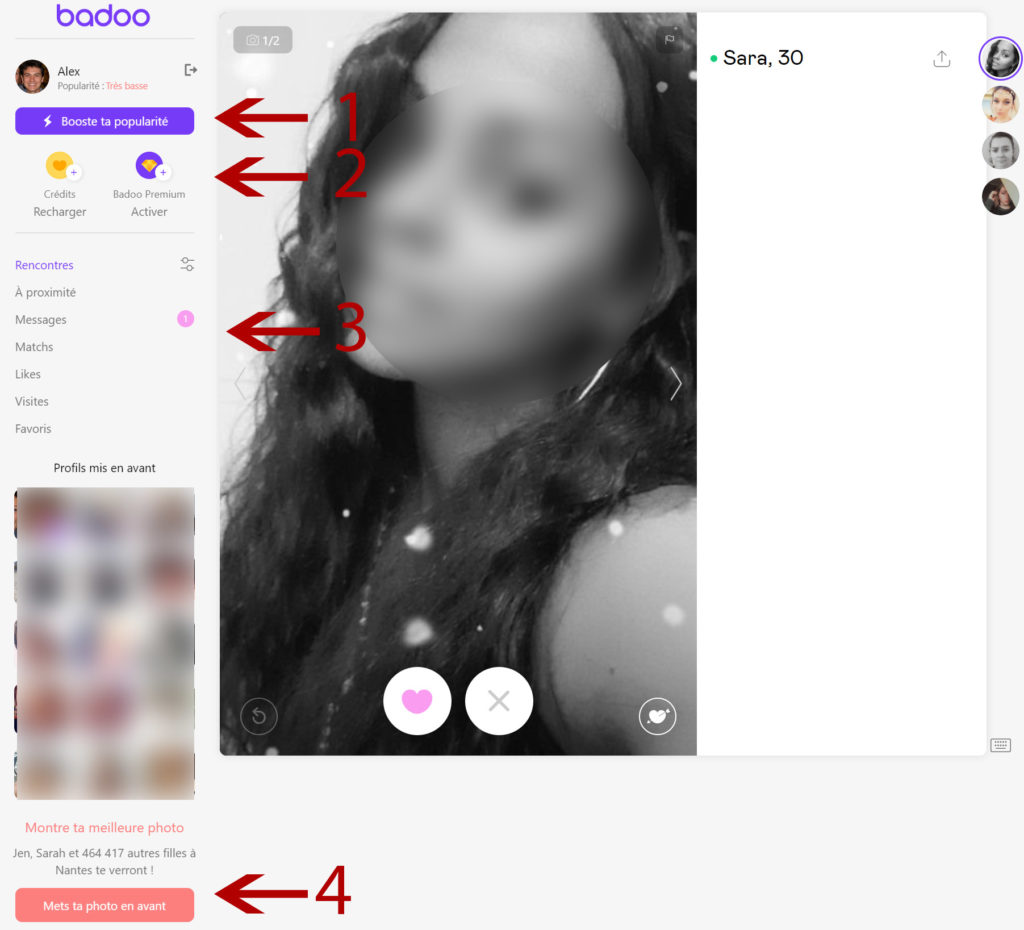 badoo inscription explication