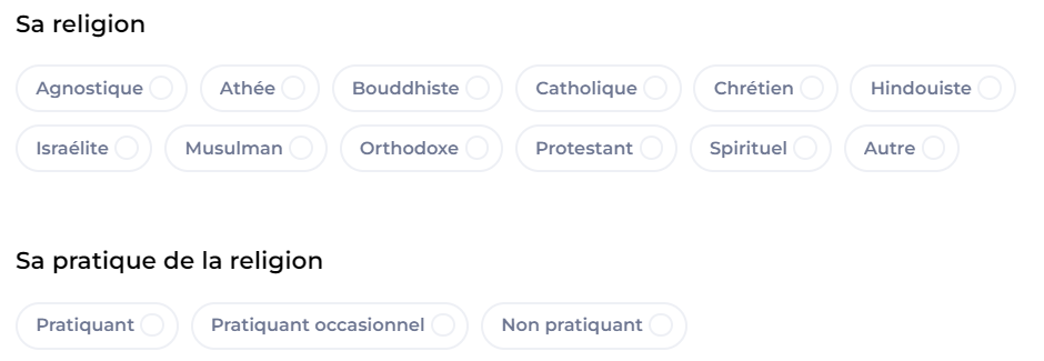 meetic religion chrétienne