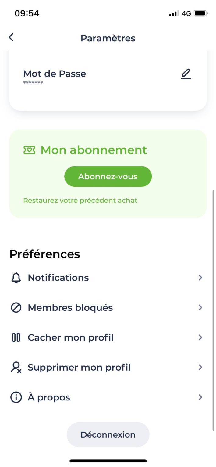 comment arreter un abonnement meetic sur iphone