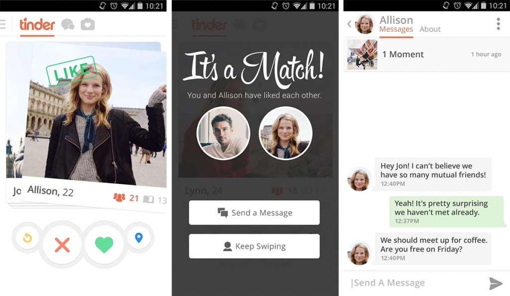 interface tinder