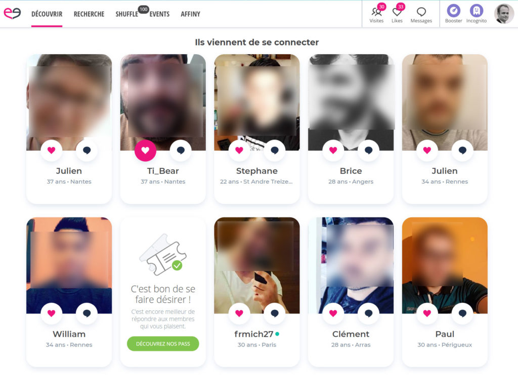page accueil meetic 2020