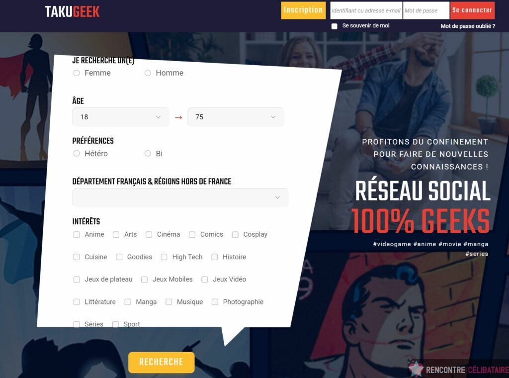 page accueil takugeek