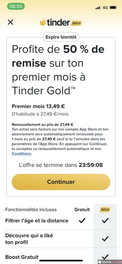 tinder gold 50 reduction