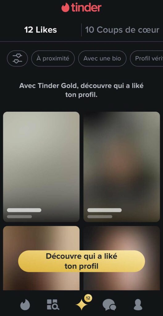 tinder voir qui a like mon profil